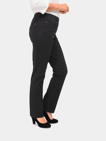 Goldner Regular Jeans 'Louisa' in Black