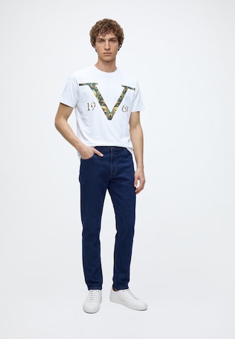 19V69 ITALIA T-shirt 'Rafael V Baroque' i vit