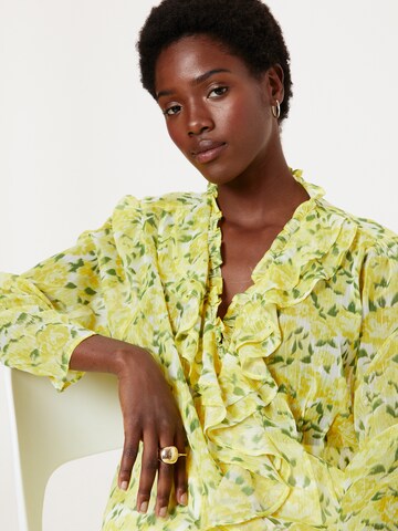 River Island Plus Blouse 'EMBEL' in Yellow