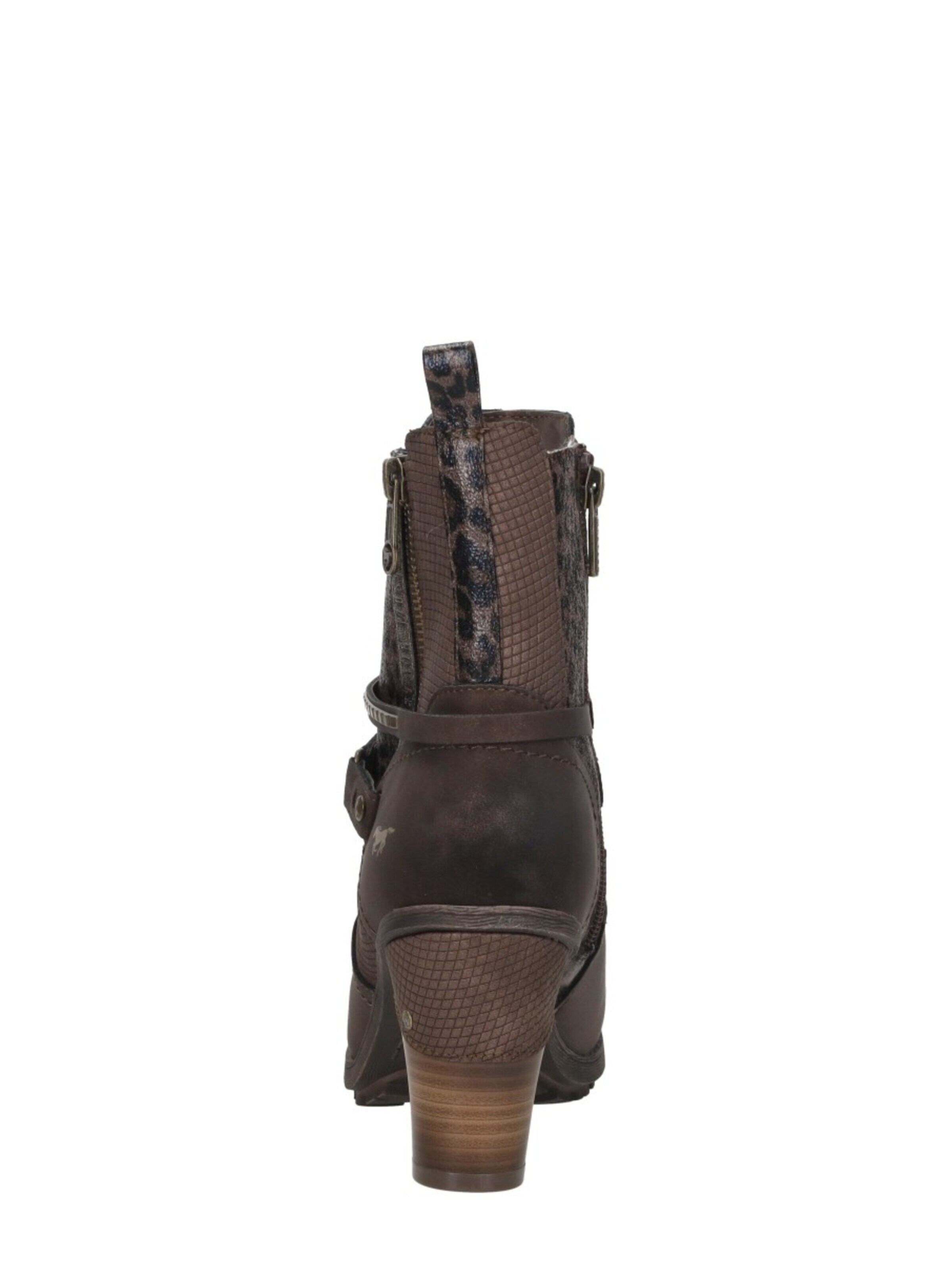 MUSTANG Boots 'Enkellaarsjes Hak' in Bruin