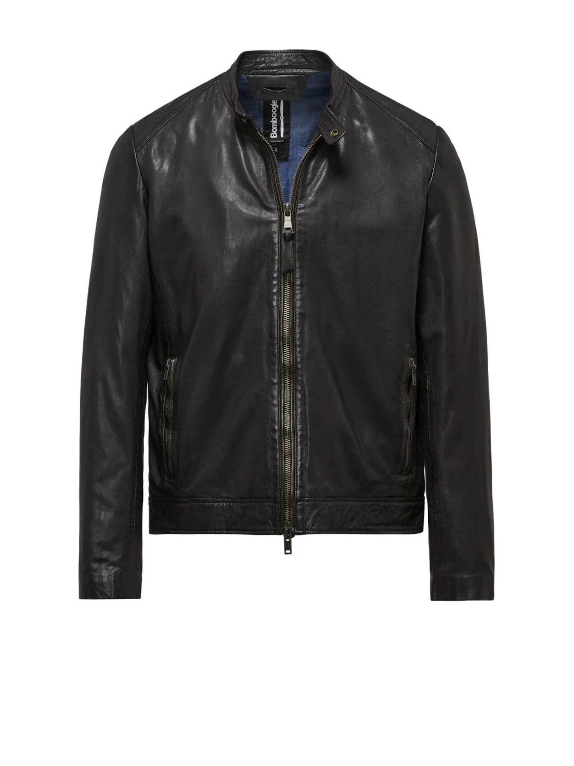 BOMBOOGIE Übergangsjacke‌‌‌ in Schwarz: Vorderseite