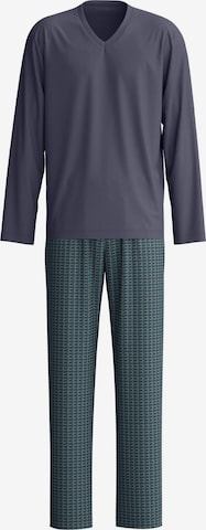 Pyjama long 'Cotton Special' CALIDA en noir : devant