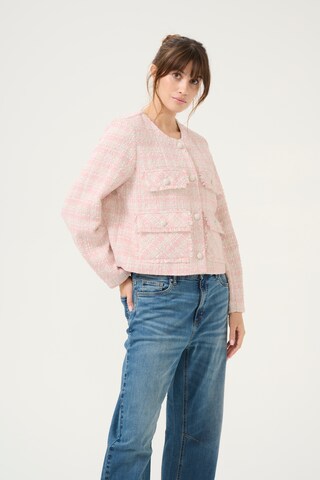 Veste mi-saison 'Coca' CULTURE en rose : devant