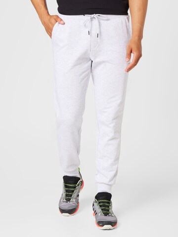 JACK & JONES Tapered Pants 'GORDON SHARK' in White: front