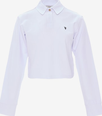 T-shirt 'Ottilie' NOWIHT en blanc : devant