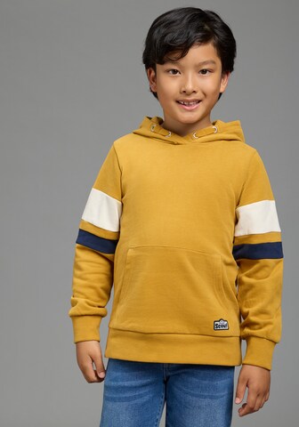 SCOUT Sweatshirt in Gelb: Vorderseite