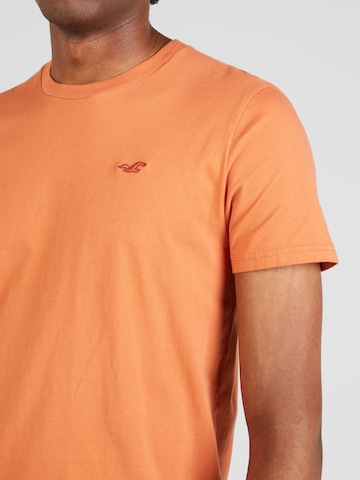 T-Shirt HOLLISTER en orange