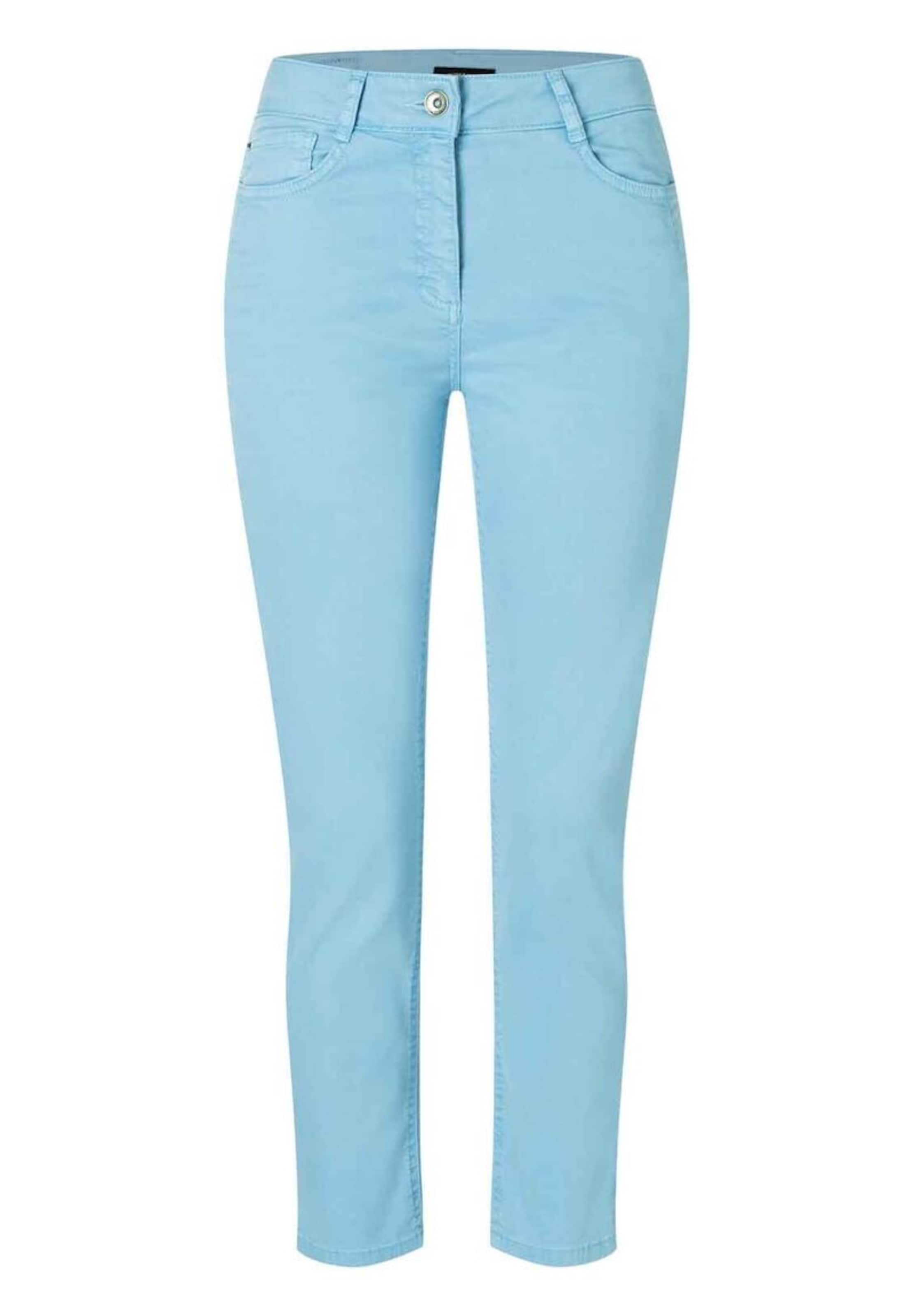 MORE & MORE - Slimfit Pantalón en azul: frente