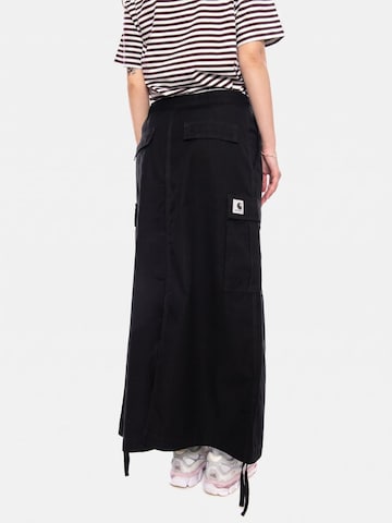 Gonna 'W' Cargo Skirt Long Black rinsed' di Carhartt WIP in nero