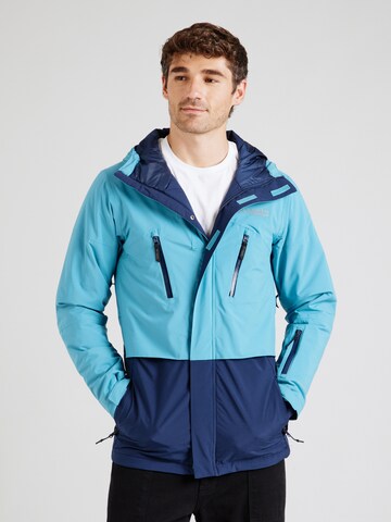 Veste outdoor 'Aerial Ascender II' COLUMBIA en bleu : devant