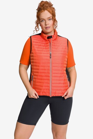 Ulla Popken Bodywarmer in Oranje: voorkant