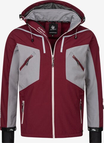 Rock Creek Outdoor jacket in Red: front