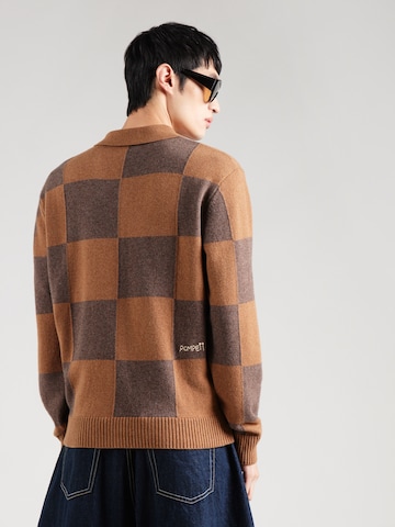 POMPEII Knit cardigan in Brown