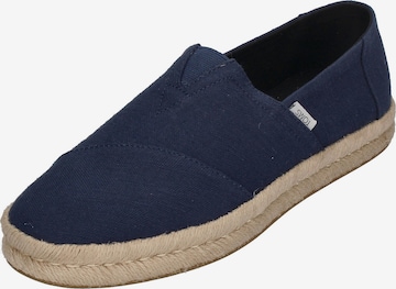 TOMS Εσπαντρίγιες 'Alp' σε μπλε: μπροστά