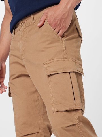 Regular Pantalon cargo 'Ace Tucker' JACK & JONES en marron