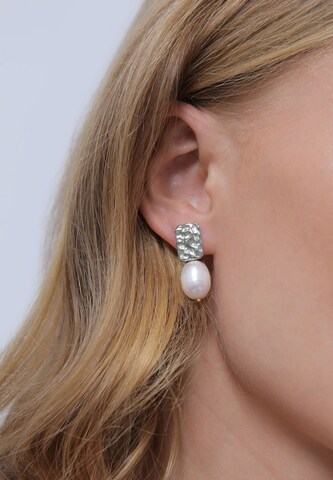 Boucles d'oreilles ELLI PREMIUM en argent : devant
