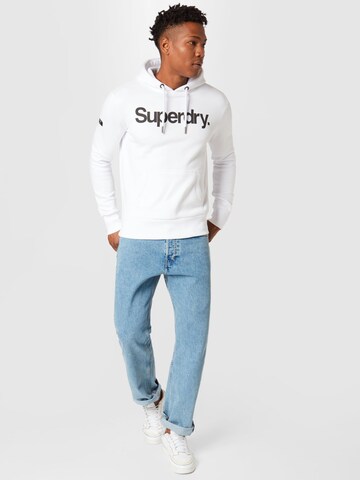 Superdry Sweatshirt i hvid