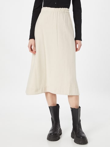 Rotholz Skirt in Beige: front