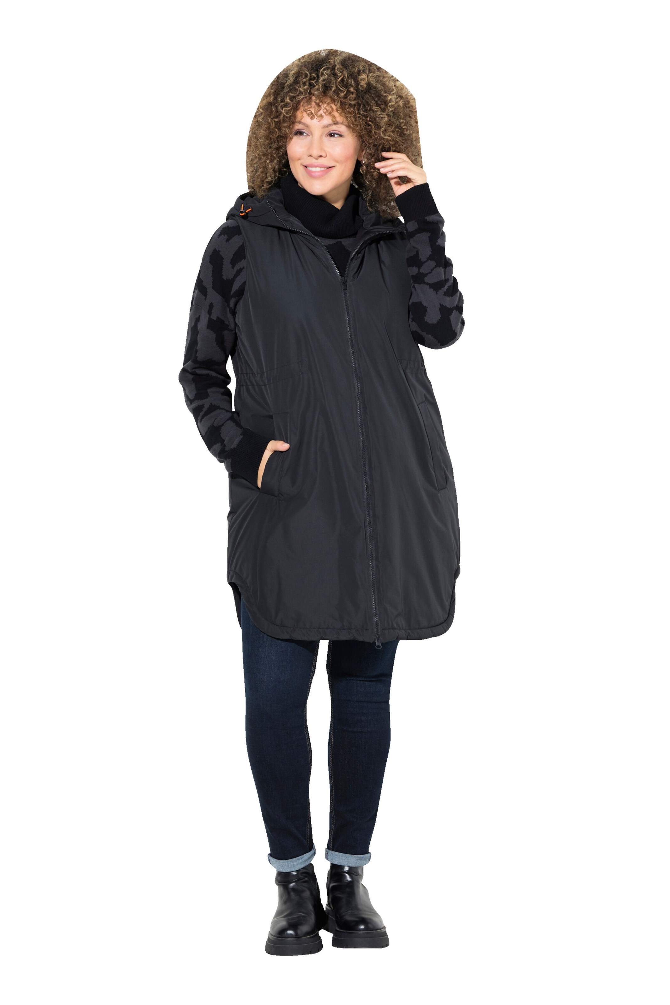 Gilet Ulla Popken en noir