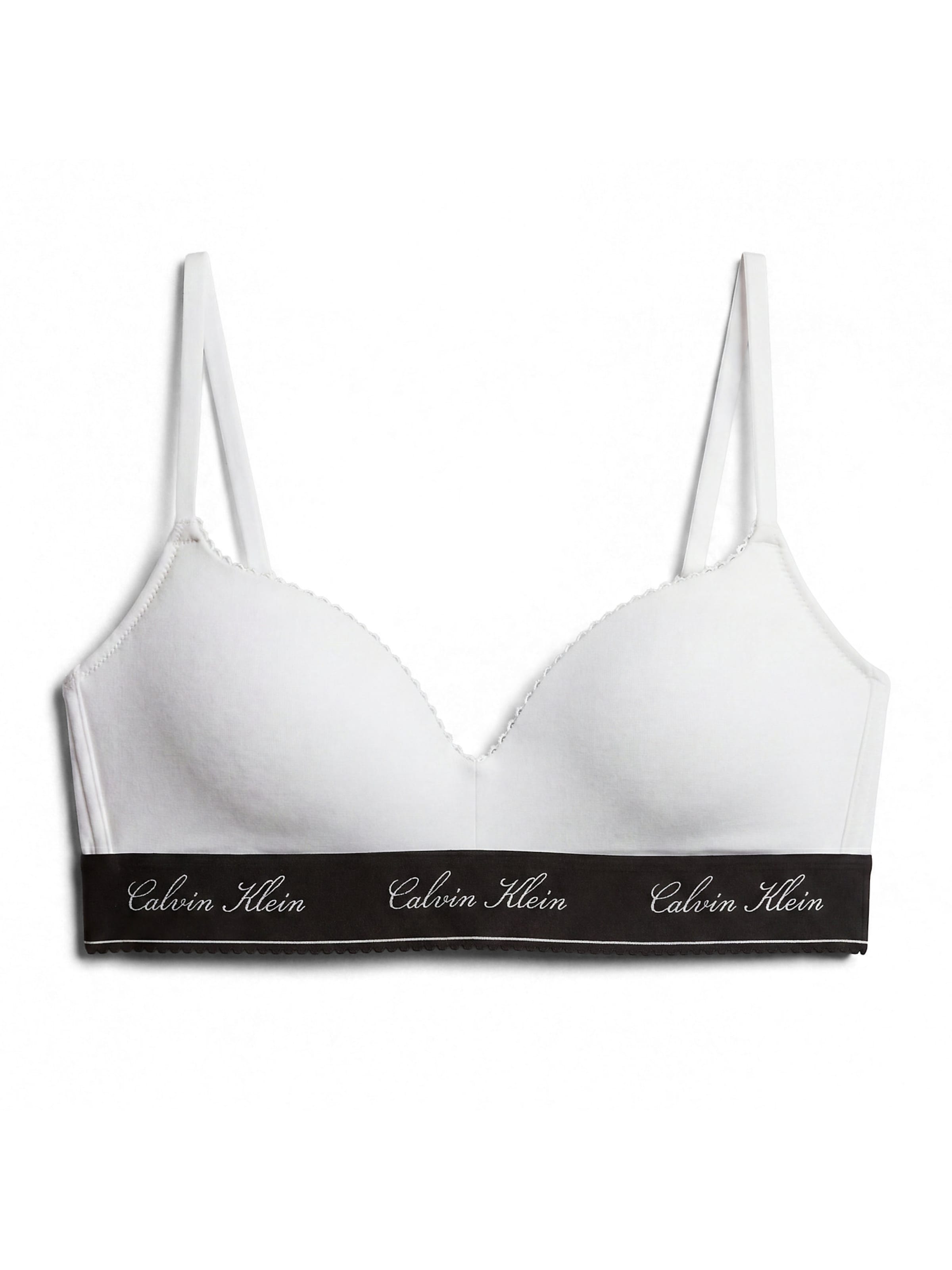 Calvin Klein Bustier BH in Weiß: Vorderseite