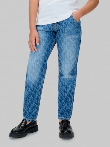 Regular Jean 'BARREL' Calvin Klein Jeans en bleu : devant