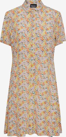 Robe-chemise 'My' PIECES en mélange de couleurs : devant