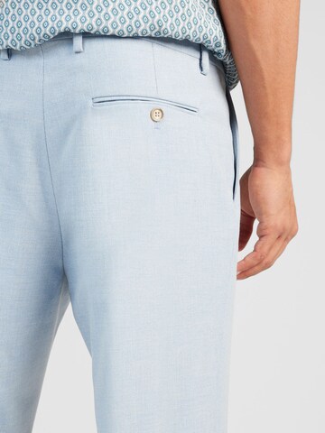 Tapered Pantaloni con piega frontale di BURTON MENSWEAR LONDON in blu