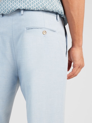 BURTON MENSWEAR LONDON Tapered Παντελόνι με τσάκιση σε μπλε