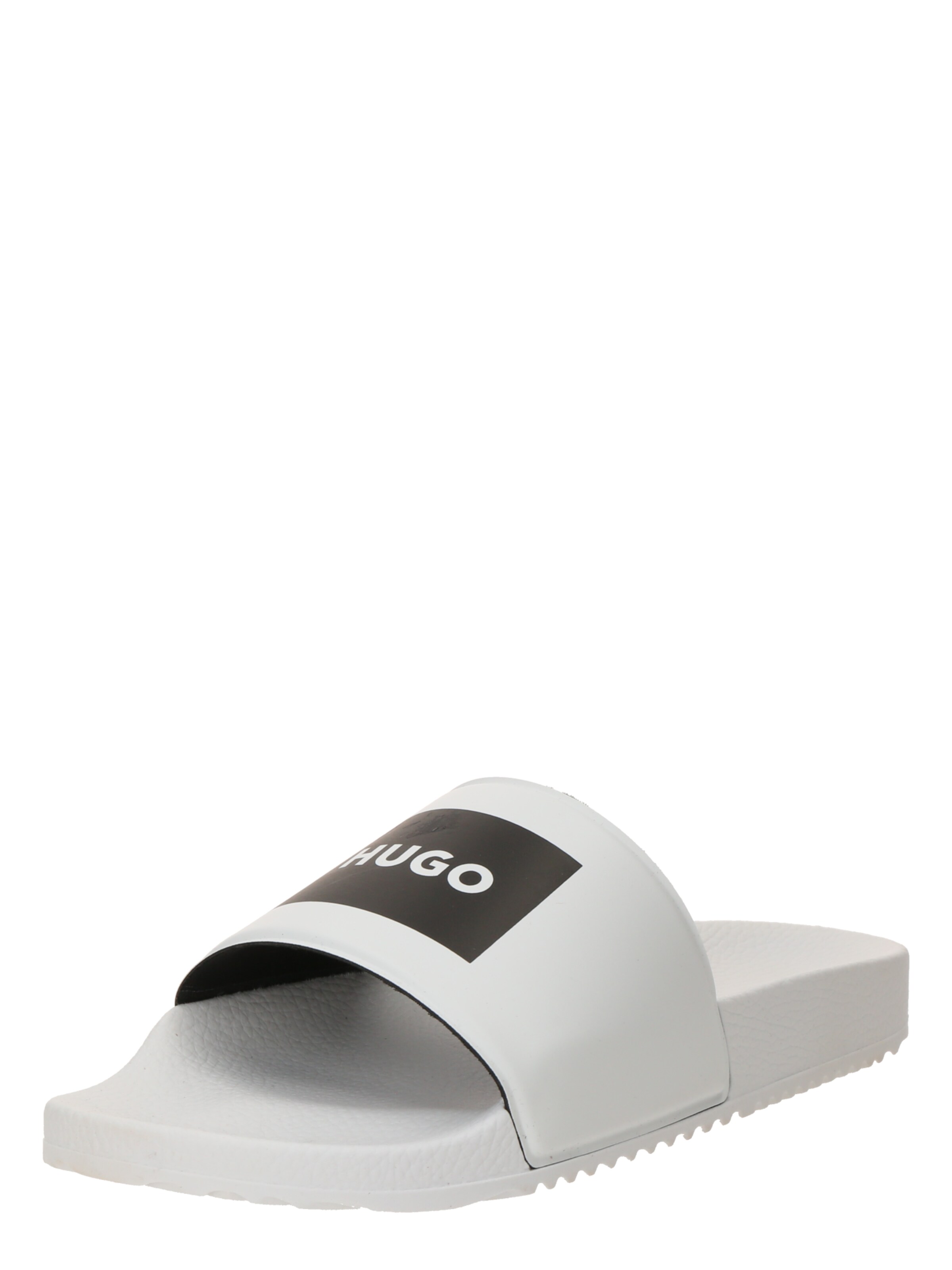 HUGO Natikače s potpeticom 'Timein' u crna / bijela, Pregled proizvoda