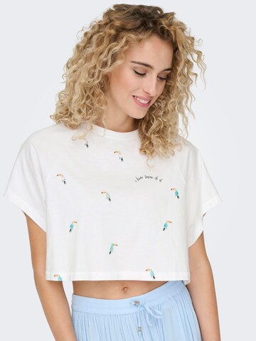 T-shirt 'KITA' ONLY en blanc