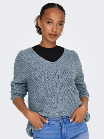 JDY Pullover 'New Megan' in Blau: Vorderseite