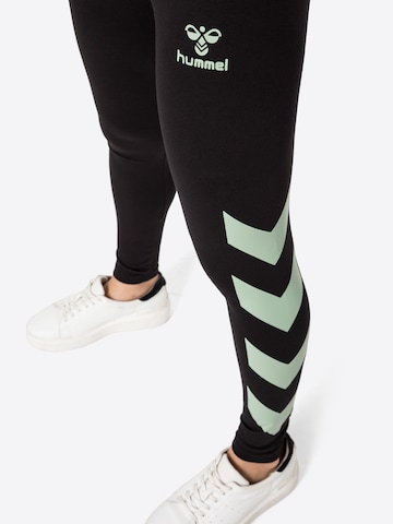 Hummel Skinny Sports trousers in Black