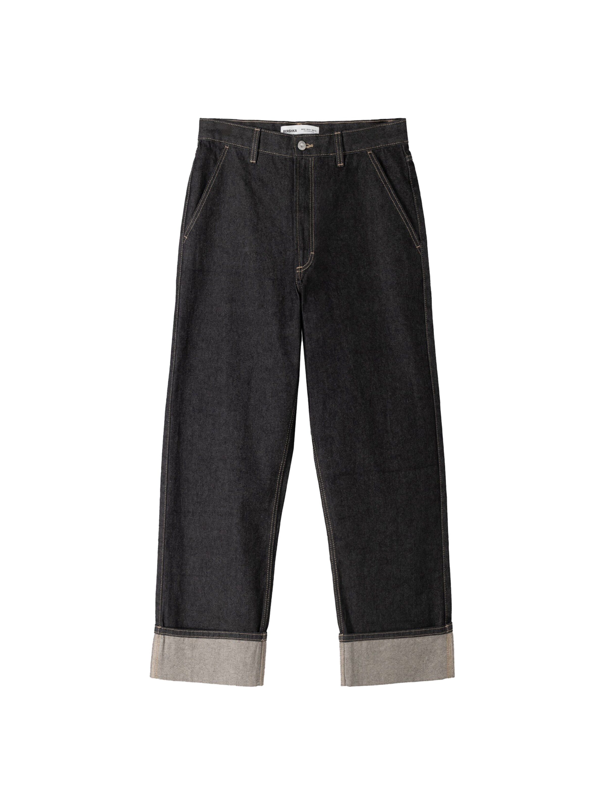 Bershka Bő szár Farmer - kék: elől