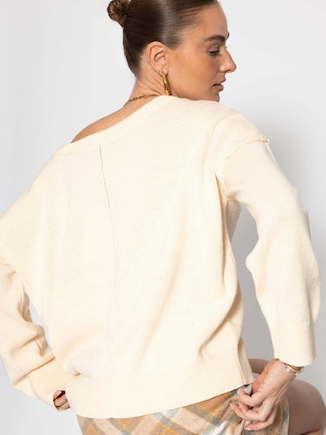 SASSYCLASSY Oversizepullover‌‌‌‌ in Beige
