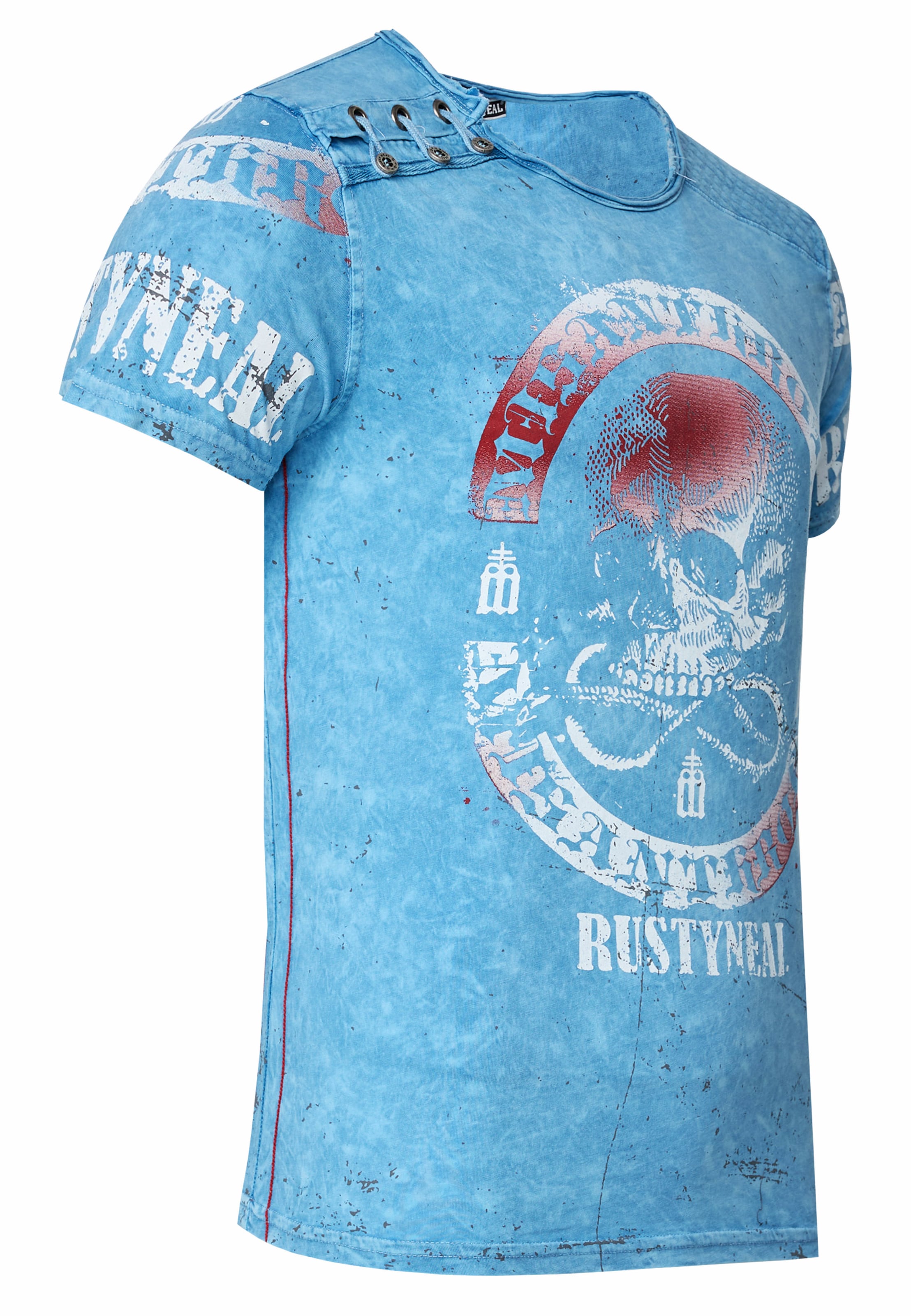 Rusty Neal T-Shirt in Blau