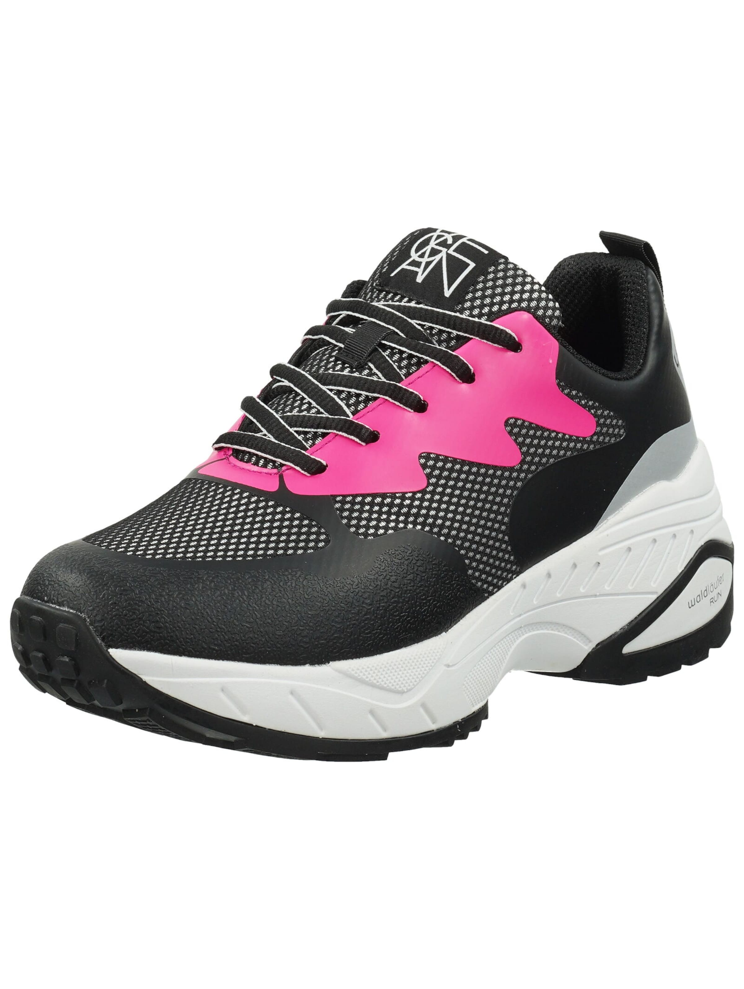 Sneaker bassa di WALDLÄUFER in nero: frontale