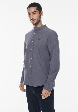 Street One MEN Regular fit Button Up Shirt in Blue: front