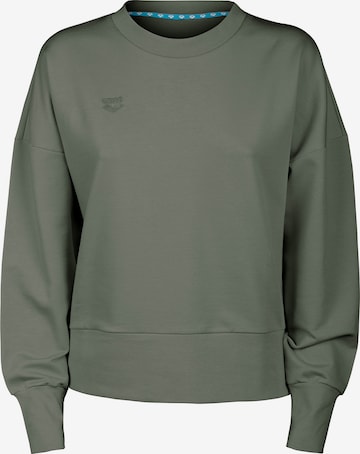 ARENA Sweatshirt 'OVERSIZED' in Green: front