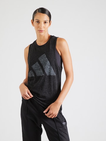 ADIDAS SPORTSWEAR Sportovní top 'Winners' – černá: přední strana