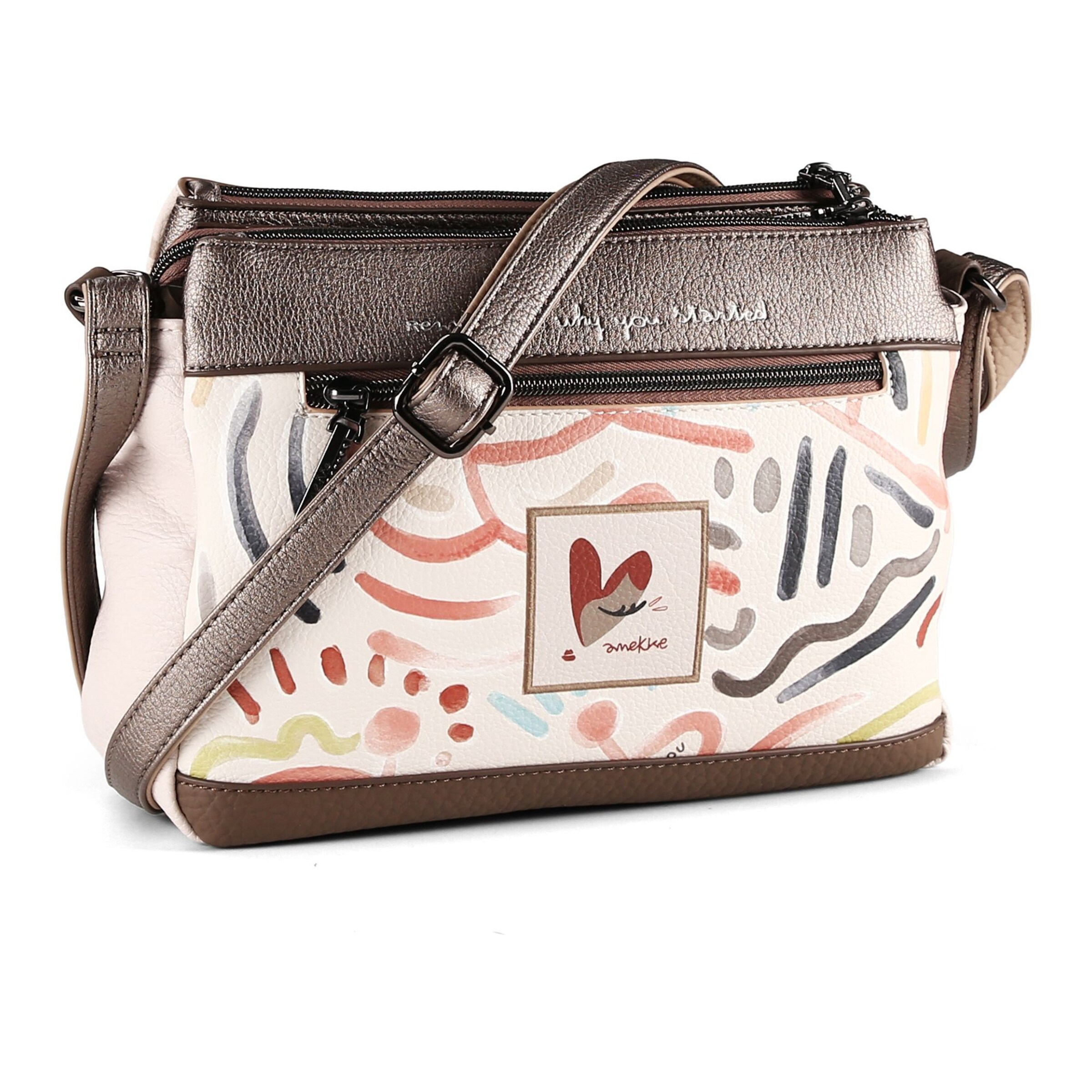 Anekke Umhängetasche 'Olympia' in Beige