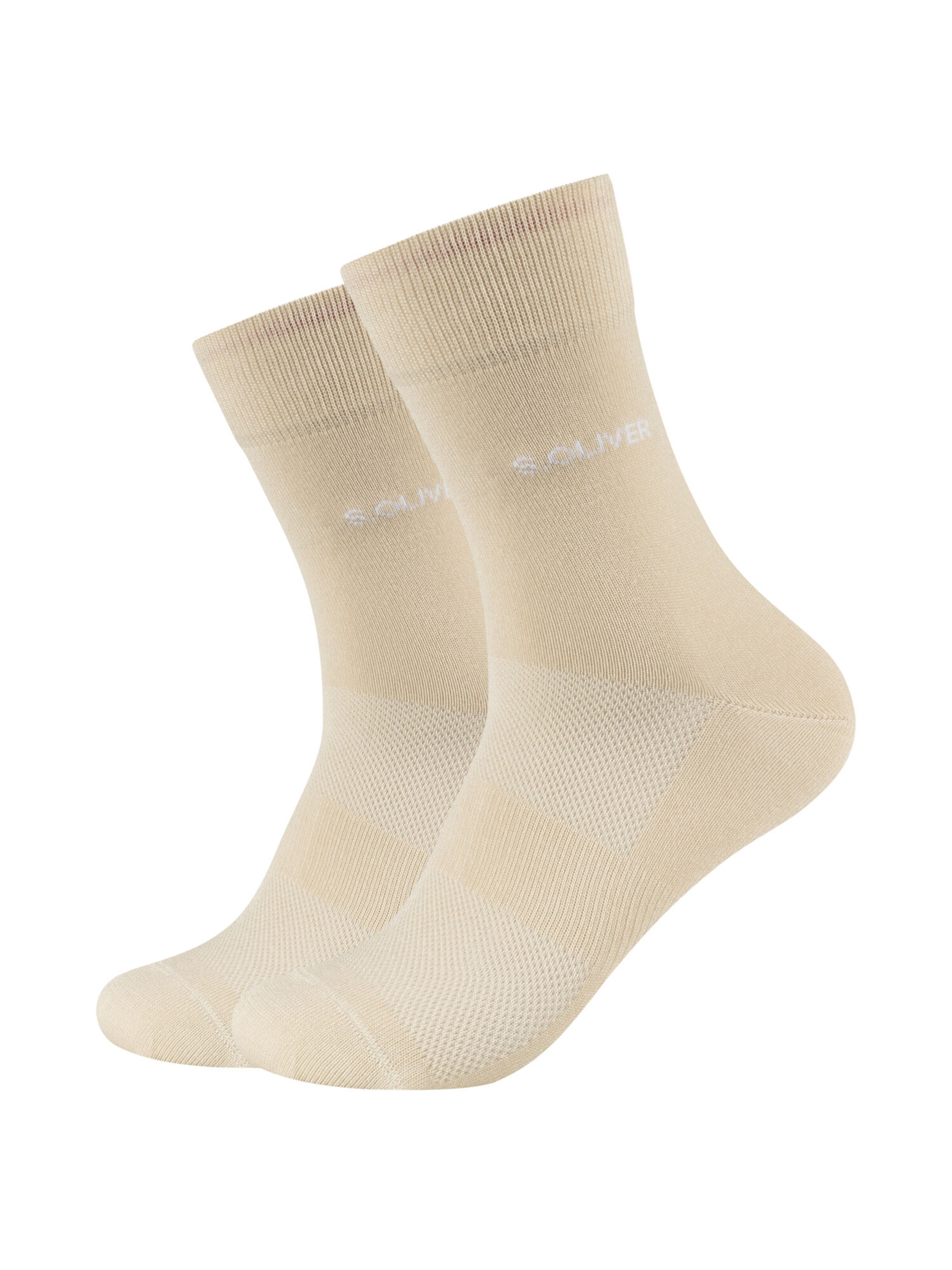 s.Oliver Socks in Beige