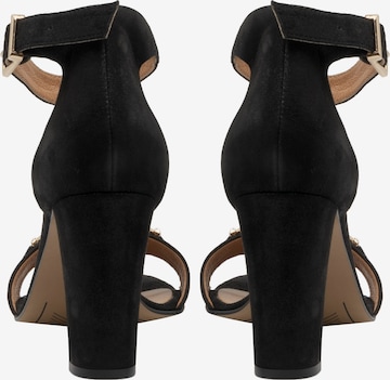 faina Strap Sandals in Black