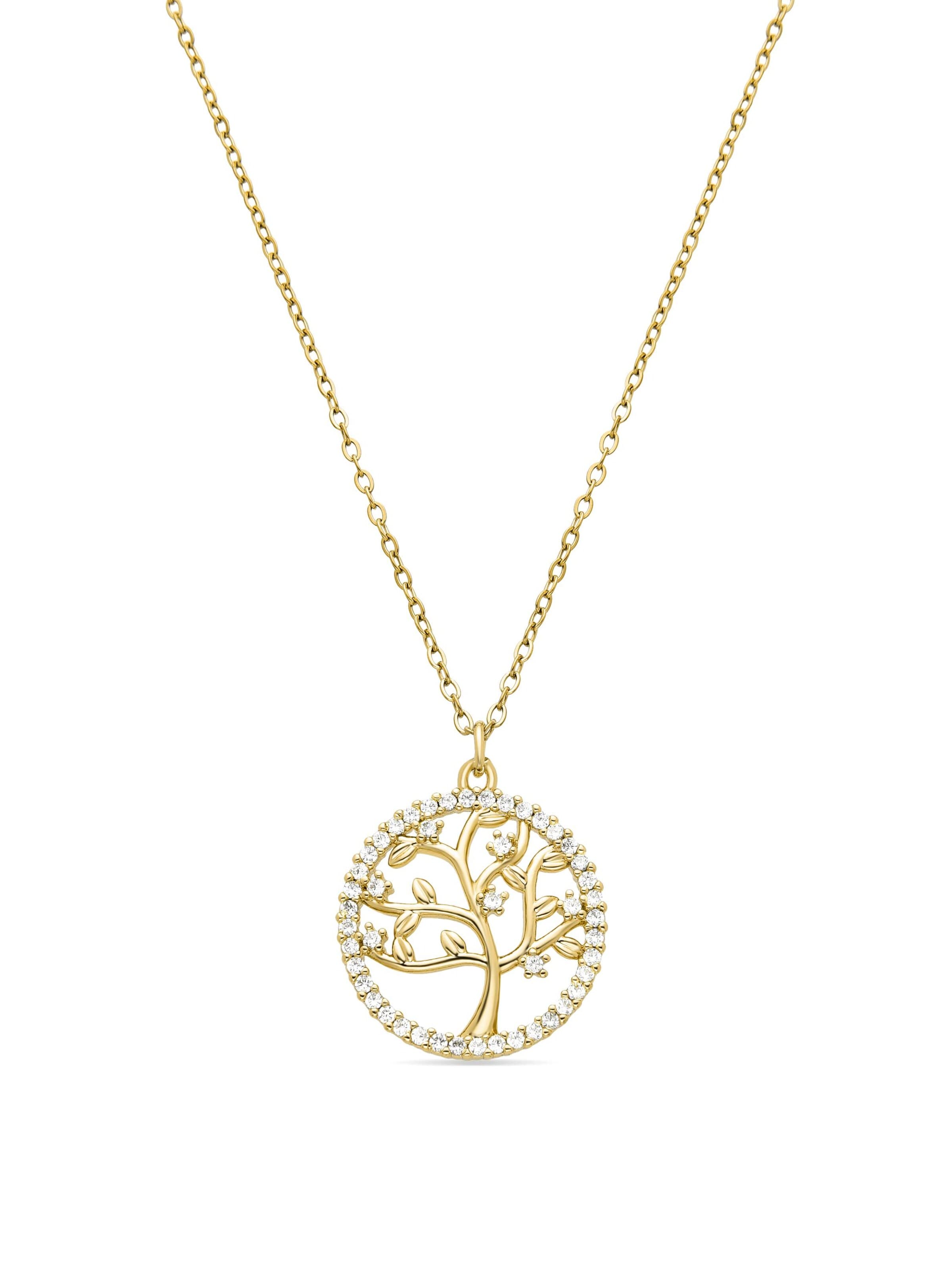 Luxenter Necklace 'Gorbou' in Gold: front