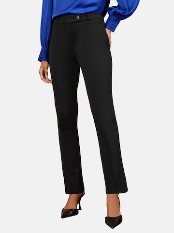 Slimfit Pantaloni di love & roses in nero: frontale