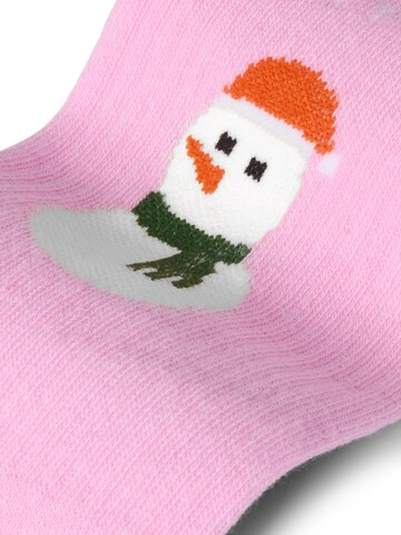 Von Jungfeld Socks 'Tennis Weihnachtsmotive' in Pink