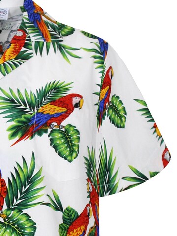 Pacific Legend Regular fit Button Up Shirt 'Kakadu' in White