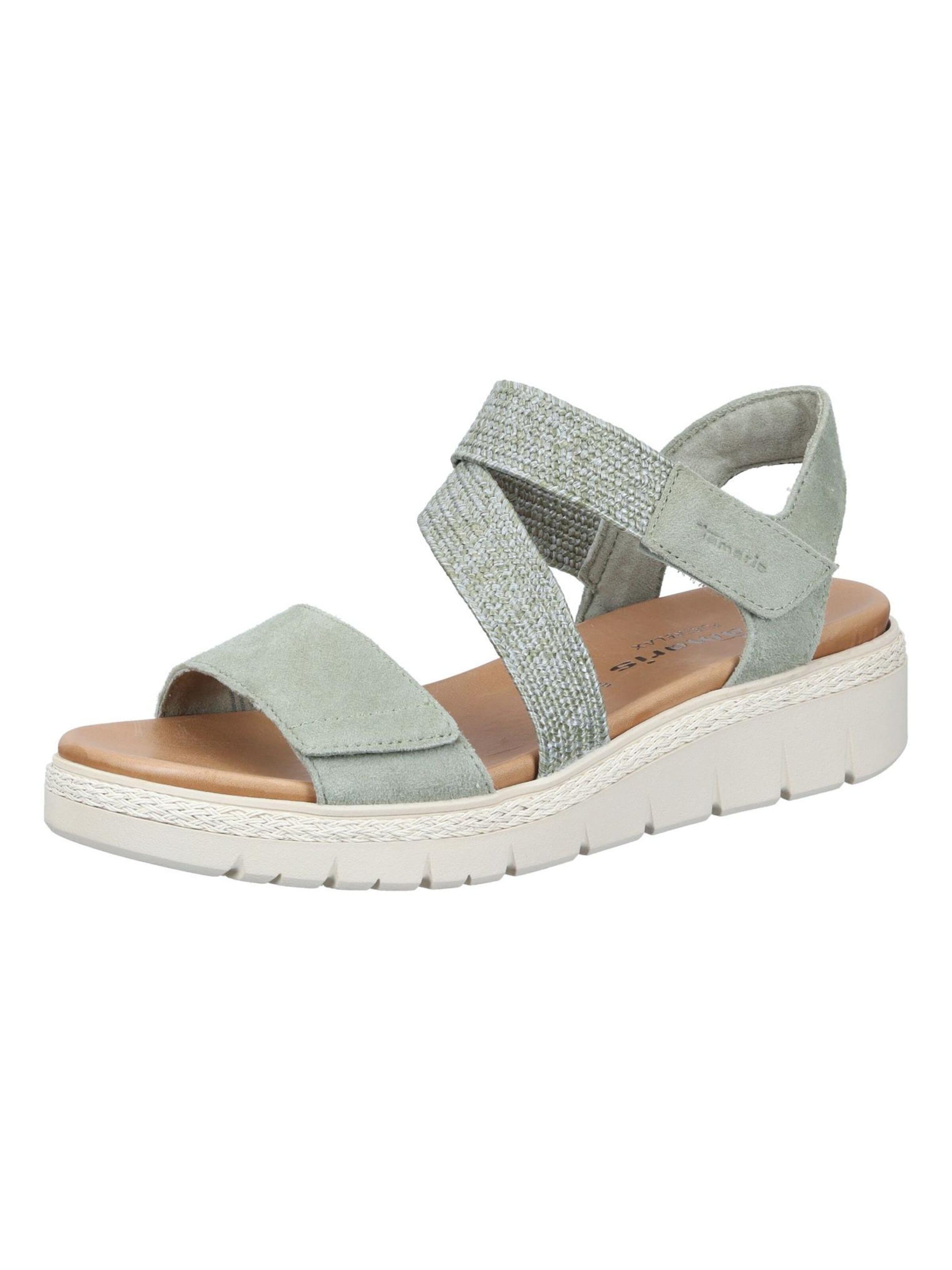 Tamaris - Sandalias en verde
