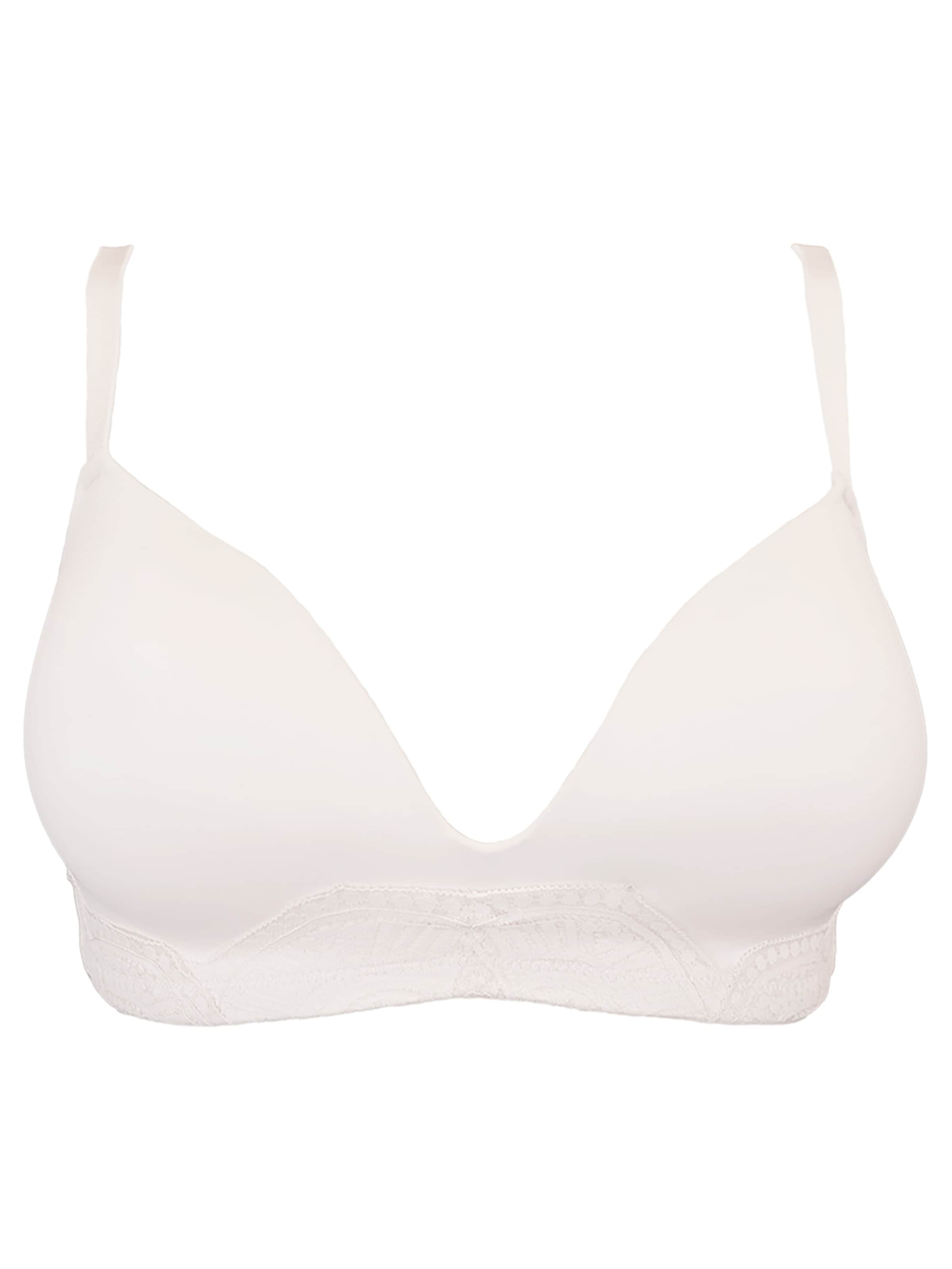 SugarShape T-shirt Bra 'Clara' in White: front