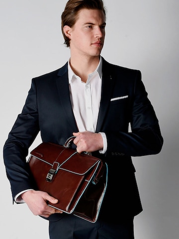 Sac d’ordinateur portable Piquadro en marron