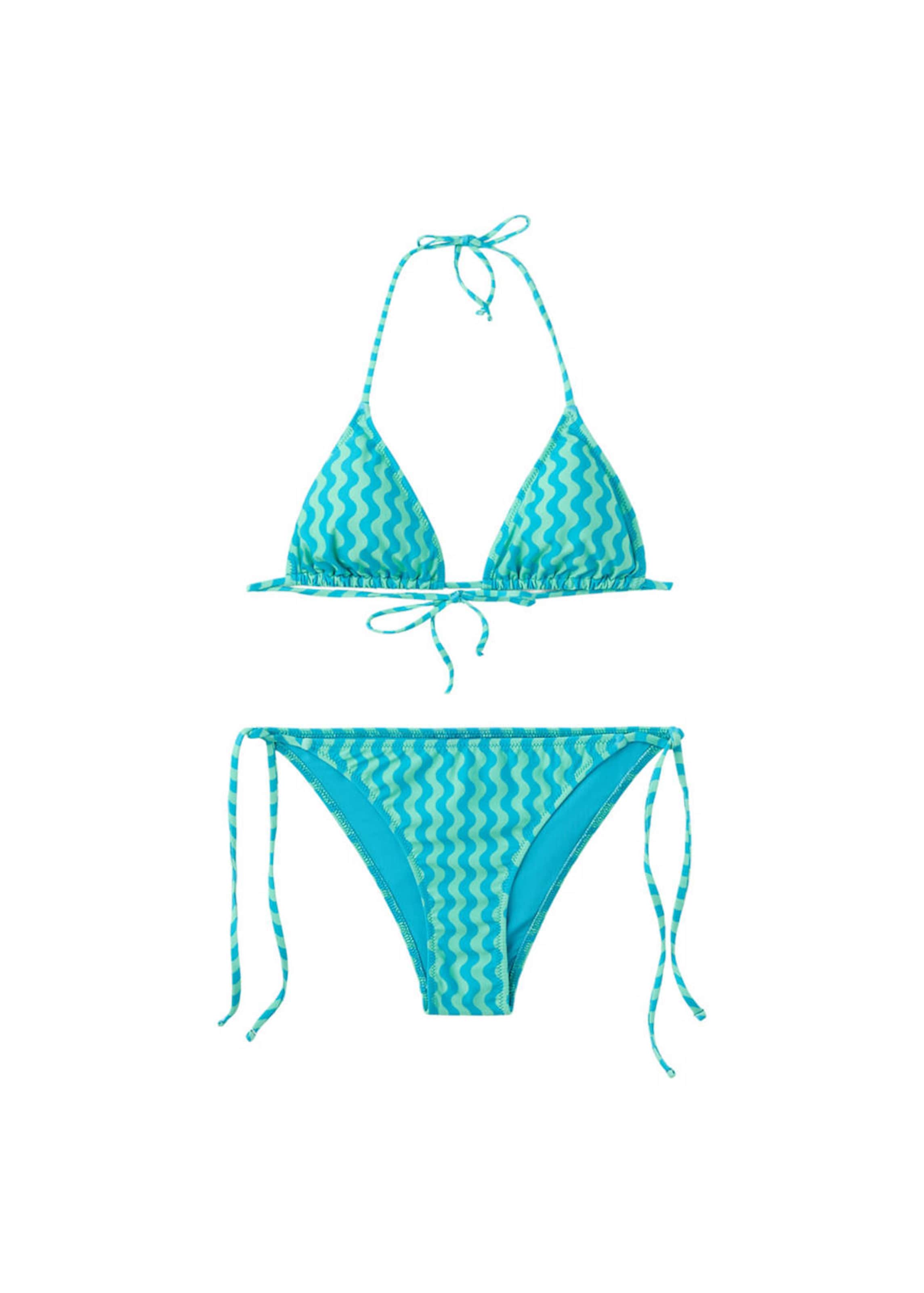 MANGO TEEN Bikini in Green: front